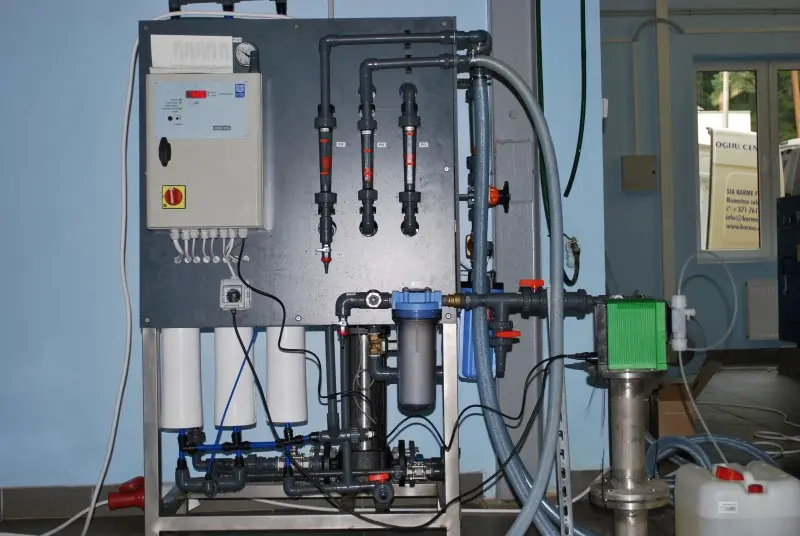 Paredzama ūdens kvalitātes uzlabošanās 1 nanofiltracija